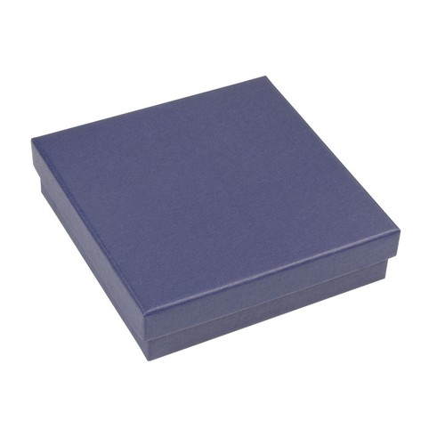 BLUE BOX BASE AND LID 125X125X30