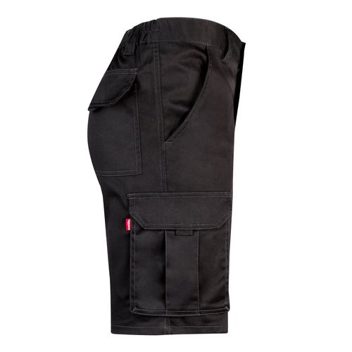 VL HEBE. Bermuda stretch, multipoches (240g/m²), en coton (46%), EME (38%) et polyester (16%)