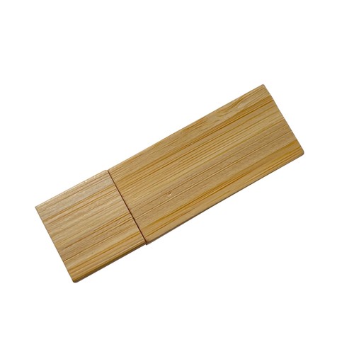 Model H02 USB 3.0-flashschijf 128 GB Bamboo