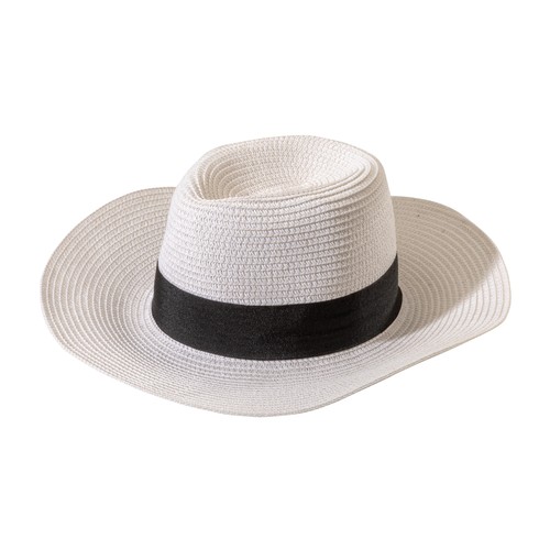 Chapeau en papier et polyester avec bandeau élastique personnalisable Chapeau en papier et polyester avec bandeau élastique personnalisable