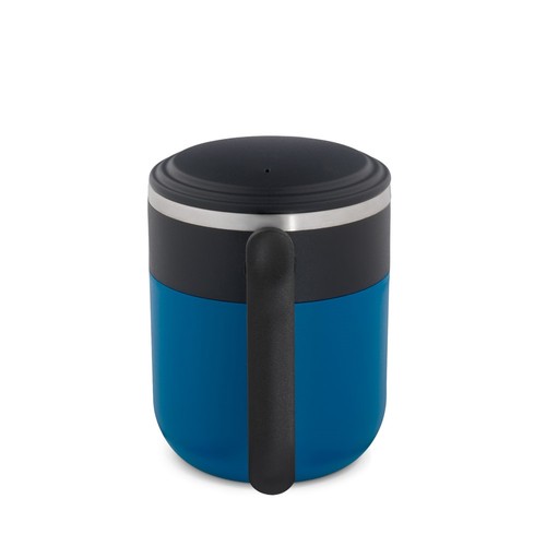 MALDINI. Travel mug with a stainless steel interior and a matt finish, 400 ml MALDINI. Travel mug with a stainless steel interior and a matt finish, 400 ml