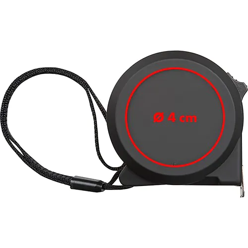 Steel tape measure with plastic housing 5m Steel tape measure with plastic housing 5m