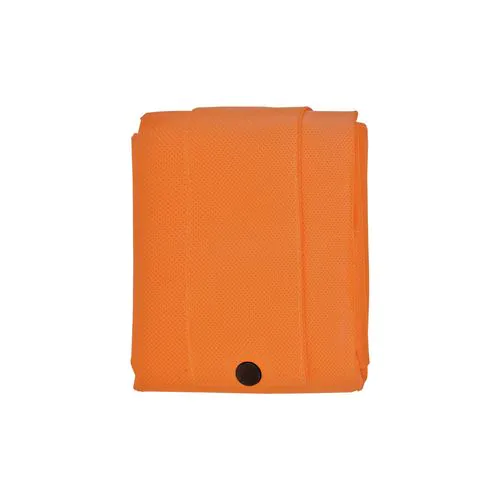 80 g/m2 non-woven fabric foldable shopping bag with gusset and short handles