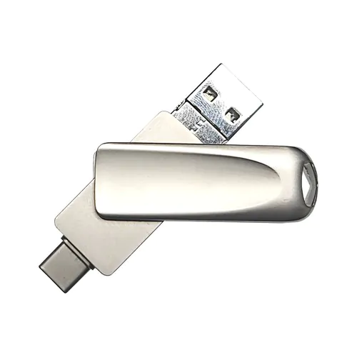 Clé USB 4en1 OTG 10 USB 2.0 Flash Disk 16 Go Argent Clé USB 4en1 OTG 10 USB 2.0 Flash Disk 16 Go Argent