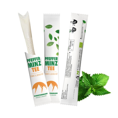Organic TeaStick - Peppermint - Individ. Design Organic TeaStick - Peppermint - Individ. Design