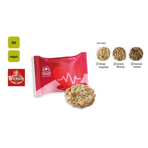 Wicklein ORGANIC vitality cookies with superfoods, Wicklein ORGANIC vitality cookies Passion fruit buckwheat