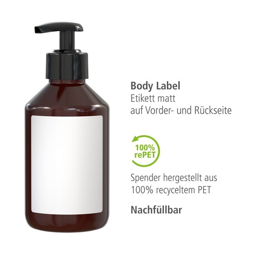 Liquid Soap Ginger-Lime, 250 ml, Body Label (R-PET) Liquid Soap Ginger-Lime, 250 ml, Body Label (R-PET)