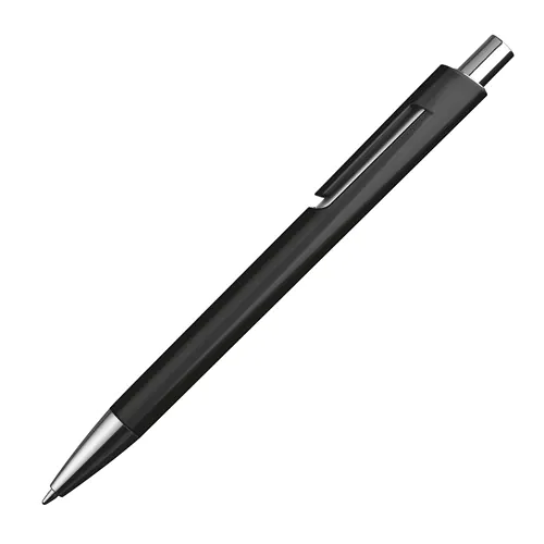 Stylo bille avec applications argentées