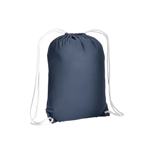 135 g/m2 cotton backpack with drawstring closure