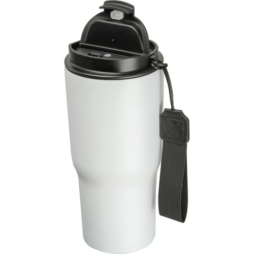Dubbelwandige drinkbeker van rvs, 550 ml Dubbelwandige drinkbeker van rvs, 550 ml