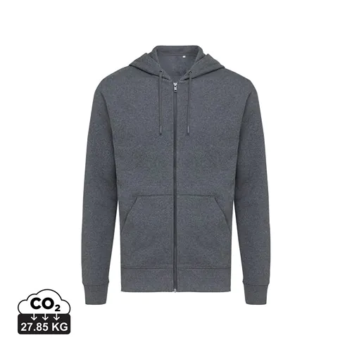 IQONIQ Abisko gerecycled katoen hoodie met rits