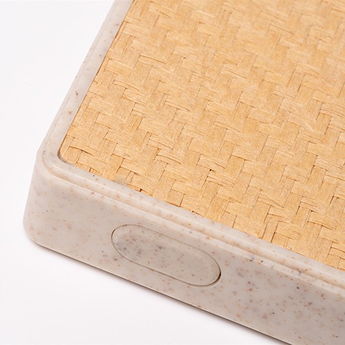 Powerbank made of wheat fibre body and natu Tirsa