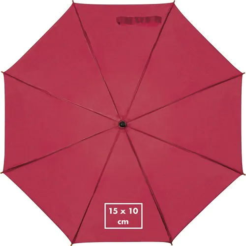 Parapluie automatique avec manche courbée