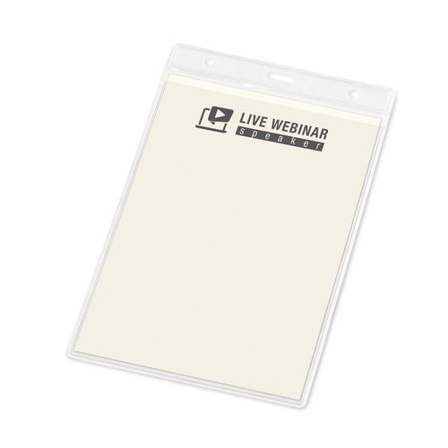 WHITMAN. Vertical badge holder in PVC WHITMAN. Vertical badge holder in PVC