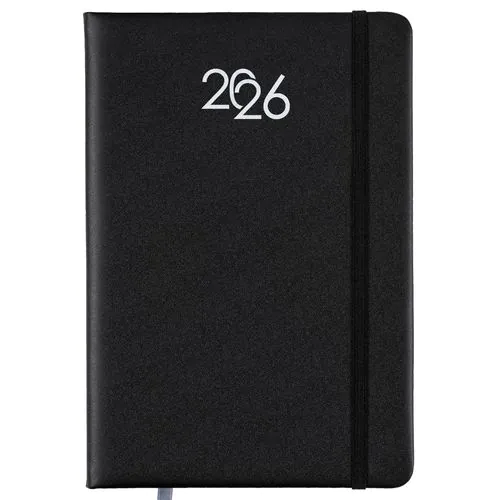2026 daily planner with hard PU cover