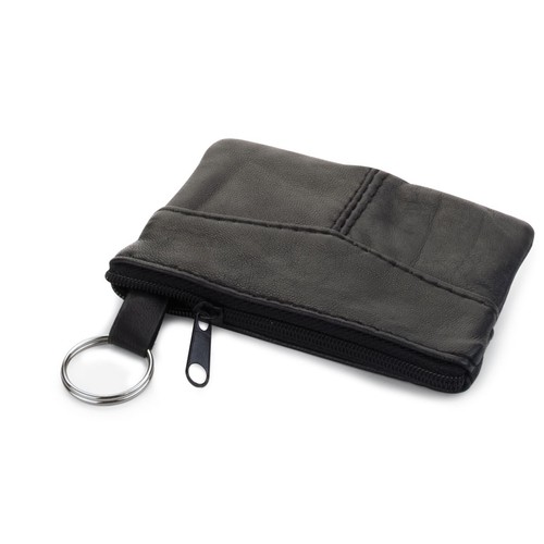 PORTE-CLES / POCHETTE EN CUIR NOIR PORTE-CLES / POCHETTE EN CUIR NOIR