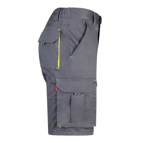 VL HEMERA. Two-tone, multi-pocket stretch Bermuda shorts (240g/m²), in cotton (46%), EME (38%) and polyester (16%) VL HEMERA. Two-tone, multi-pocket stretch Bermuda shorts (240g/m²), in cotton (46%), EME (38%) and polyester (16%)