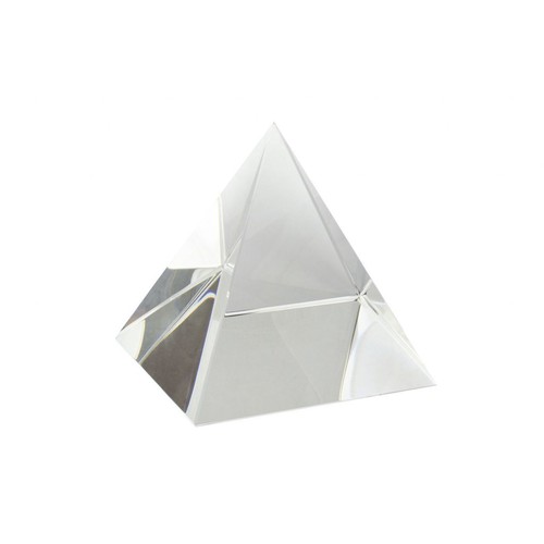 PYRAMIDE EN VERRE SANS BOÎTE mm 80x80x80