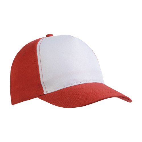 Polyester Hat, 5 panels, with adjustable velcro strap