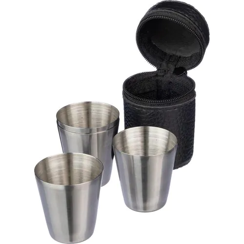 Set bicchieri da liquore in acciaio inossidabile Benjamin Set bicchieri da liquore in acciaio inossidabile Benjamin