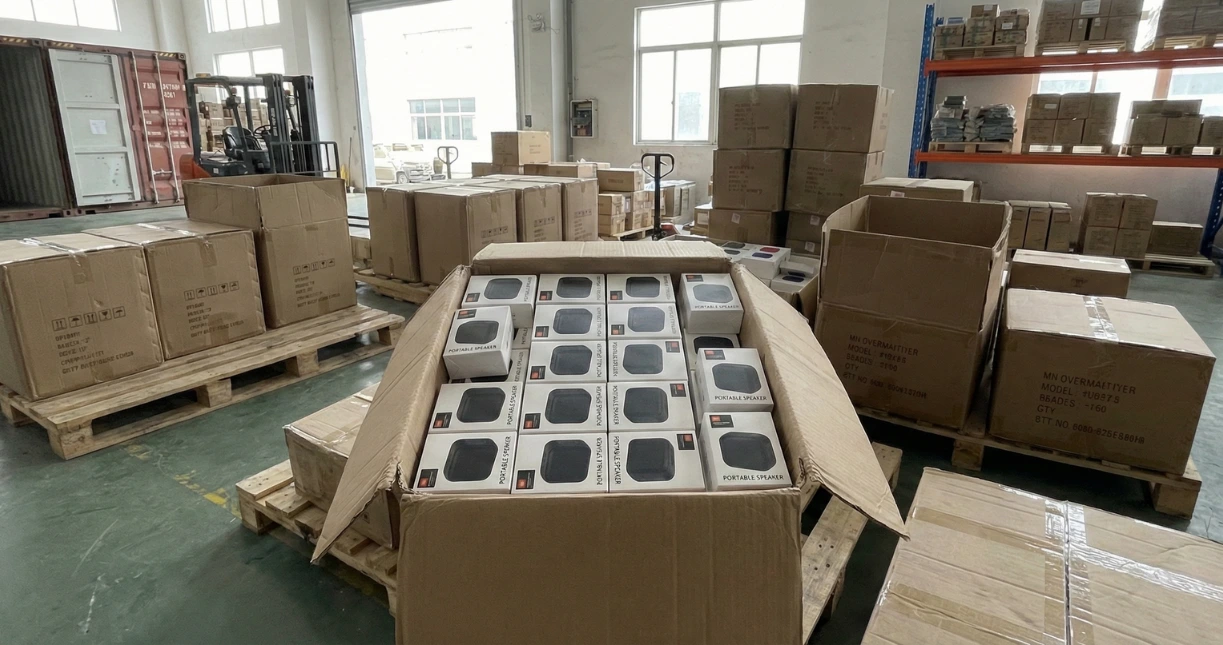 werbeartikel-lautsprecher-aus-asien-import-lager-kartons