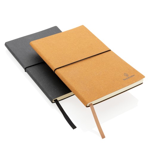 A5 GRS recycled leather notebook A5 GRS recycled leather notebook