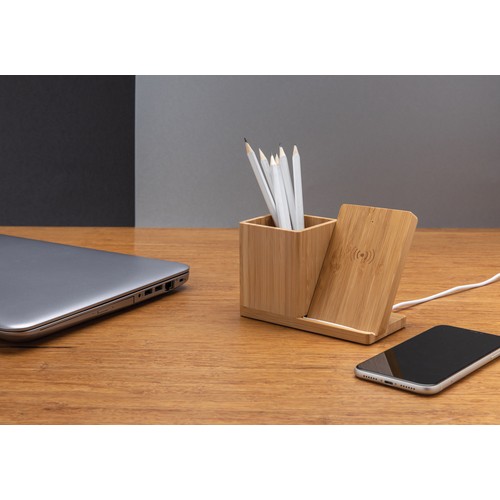 Calgary bamboo 10W wireless charger Calgary bamboo 10W wireless charger