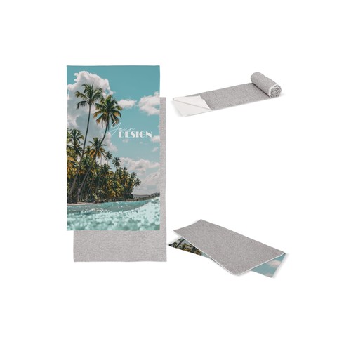 Asciugamano ad asciugatura rapida R-PET 100 x 180 cm sublimazione Asciugamano ad asciugatura rapida R-PET 100 x 180 cm sublimazione