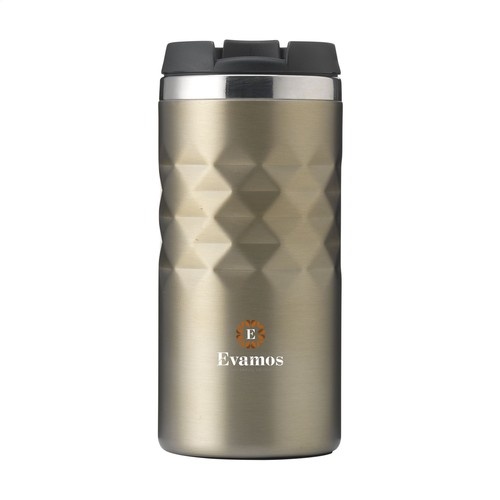 Geometric Mug RCS Recycled Steel 280 ml thermo cup Geometric Mug RCS Recycled Steel 280 ml thermo cup