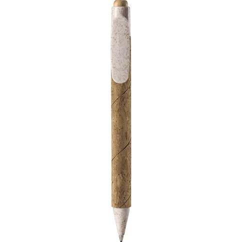 STYLO À BILLE EN LIÈGE ET PAILLE DE BLÉ+ABS STYLO À BILLE EN LIÈGE ET PAILLE DE BLÉ+ABS