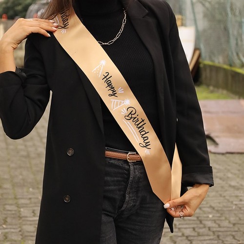 CUSTOMIZABLE SATIN Sash