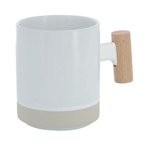 MUG CERAMIQUE/BOIS 33CL