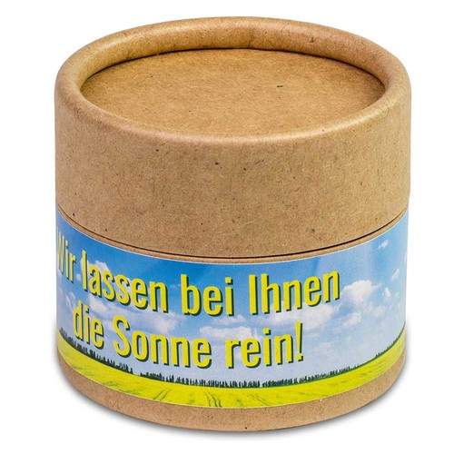 Boite kraft avec graines - Mélange de fleurs d'été Boite kraft avec graines - Mélange de fleurs d'été