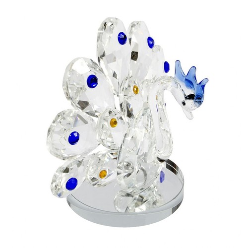 GLASS PEACOCK - NO BOX