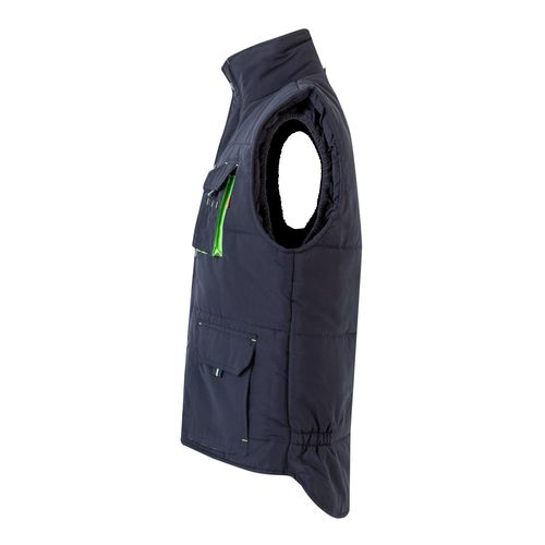 VL NERGAL. Padded vest, two-tone, multi-pocket (120g/m²), in polyester (100%) VL NERGAL. Padded vest, two-tone, multi-pocket (120g/m²), in polyester (100%)