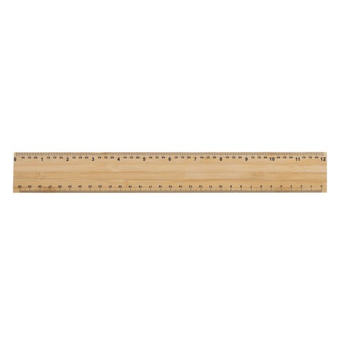 Timberson extra dikke 30cm dubbelzijdige bamboe liniaal Timberson extra dikke 30cm dubbelzijdige bamboe liniaal