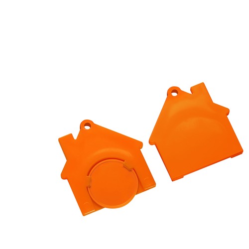 Chip holder with 1€ chip "house" Chip holder with 1€ chip "house"