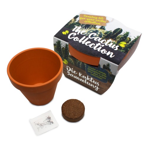 Kit de culture – Pot en terre cuite 7 cm (personnalisé)