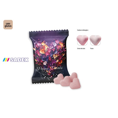 SADEX Coeurs pétillants en sachet promo, SADEX Coeurs pétillants SADEX Coeurs pétillants en sachet promo, SADEX Coeurs pétillants