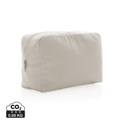 Impact Aware™ 285 gsm rcanvas toiletry bag undyed Impact Aware™ 285 gsm rcanvas toiletry bag undyed
