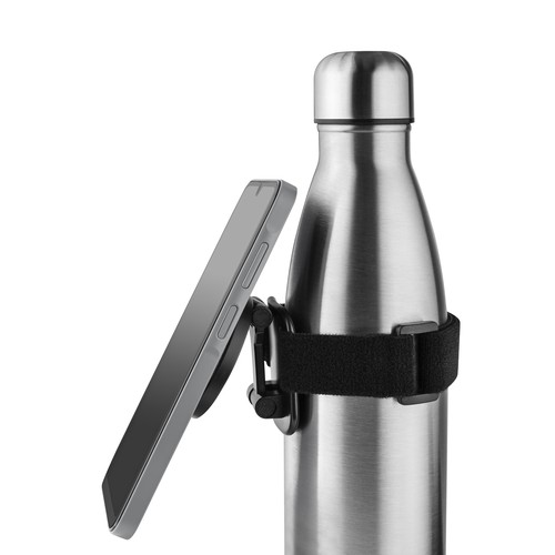 Metmaxx® Magnetic cell phone holder "MagGrip BottleDock"