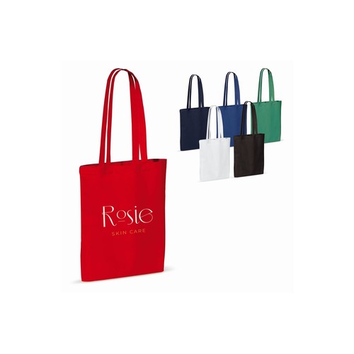 Borsa in cotone riciclato 140g/m² 38x42cm Borsa in cotone riciclato 140g/m² 38x42cm