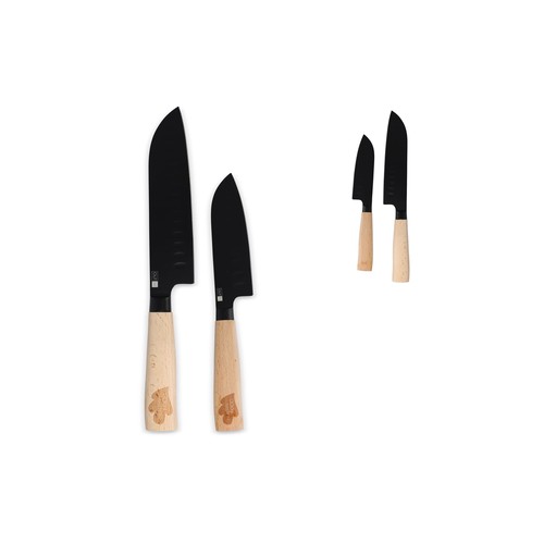 InSideOut Santoku 2pc knife set Ravn