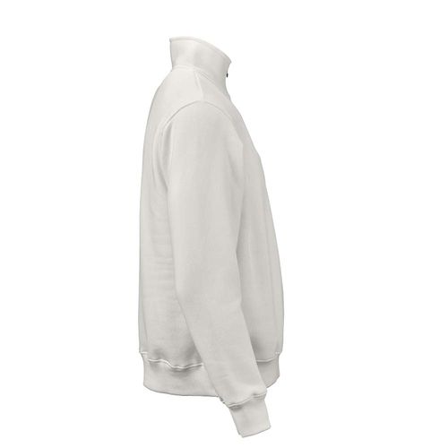 Felpa Malibu c/ mezza cerniera. Cotone bio, rCotton e rPET. Made in Portogallo