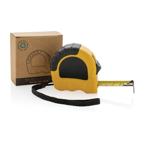 Flessometro 5m/19mm in plastica riciclata RCS Flessometro 5m/19mm in plastica riciclata RCS