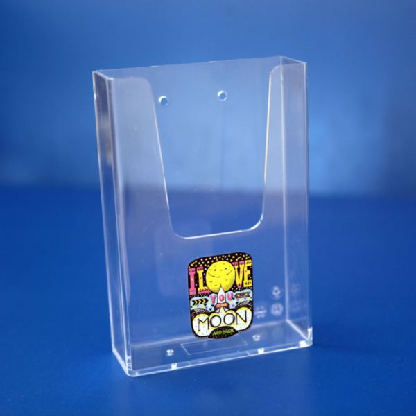 Brochure holder 1/3 A4 wall-mounted