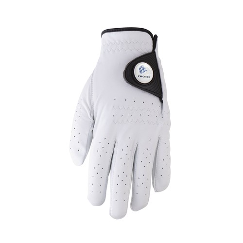 Leather golf glove
