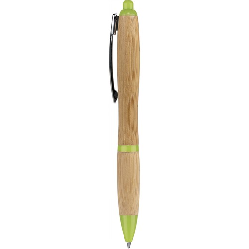 BAMBOO, METAL AND PLASTIC BALLPOINT PEN BAMBOO, METAL AND PLASTIC BALLPOINT PEN