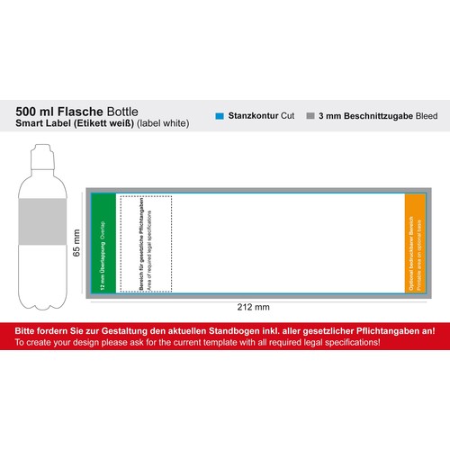 Acqua da tavola, leggermente frizzante, 500 ml, Eco Label (GER) Acqua da tavola, leggermente frizzante, 500 ml, Eco Label (GER)