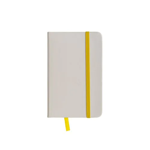 Bloc note avec élastique et feuille de papier à ligne